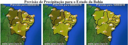 Mapa de Previsão de Precipitação