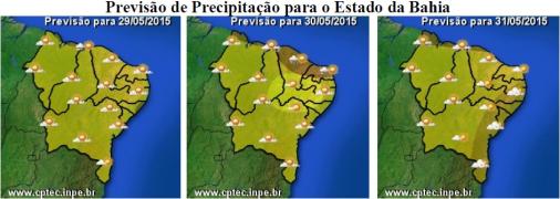 Mapa de Previsão de Precipitação