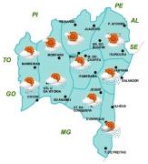 Mapa de Previsão por Regiões