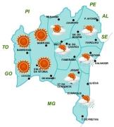 Mapa de Previsão por Regiões