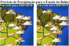 Mapa de Previsão de Precipitação