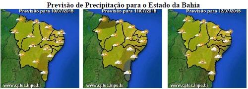 Mapa de Previsão de Precipitação