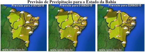 Mapa de Previsão de Precipitação