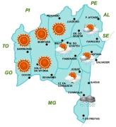 Mapa de Previsão por Regiões