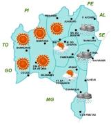 Mapa de Previsão por Regiões