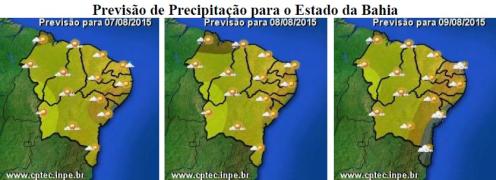 Mapa de Previsão de Precipitação