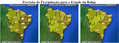 Mapa de Previsão de Precipitação