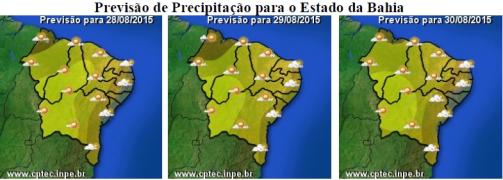 Mapa de Previsão de Precipitação