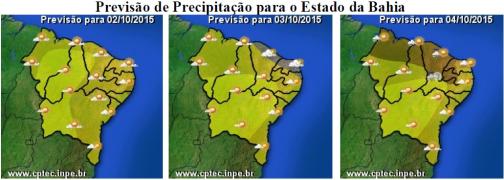 Mapa de Previsão de Precipitação