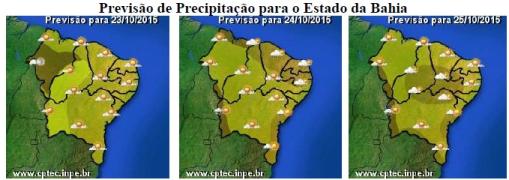 Mapa de Previsão de Precipitação