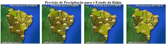 Mapas de Previsão de Precipitação