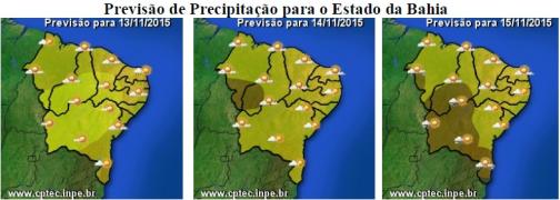 Mapas de Previsão de Precipitação