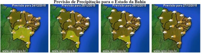 Mapas de Previsão de Precipitação