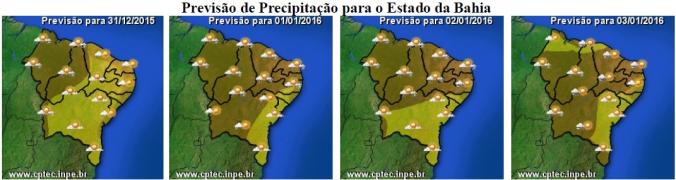 Mapas de Previsão de Precipitação