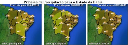 Mapas de Previsão de Precipitação