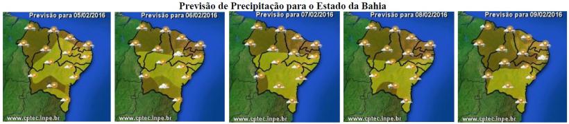 Mapas de Previsão de Precipitação
