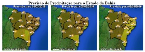 Mapas de Previsão de Precipitação