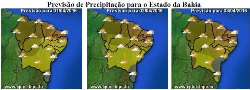 Mapas de Previsão de Precipitação