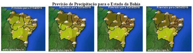 Mapas de Previsão de Precipitação