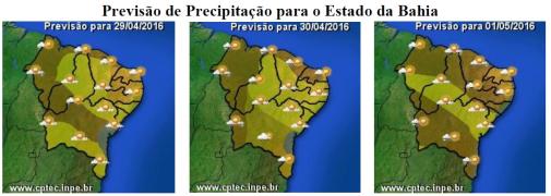 Mapas de Previsão de Precipitação
