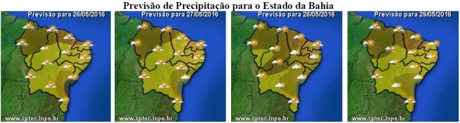 Mapas de Previsão de Precipitação