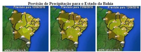 Mapas de Previsão de Precipitação