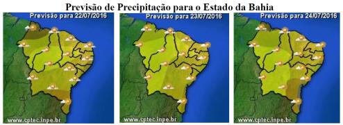 Mapas de Previsão de Precipitação