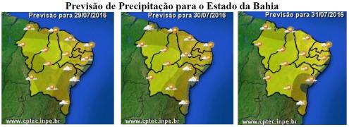 Mapas de Previsão de Precipitação