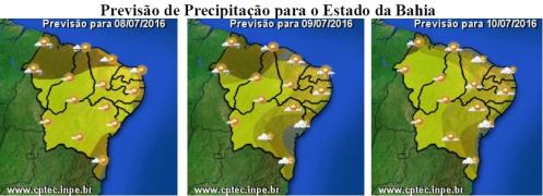 Mapas de Previsão de Precipitação