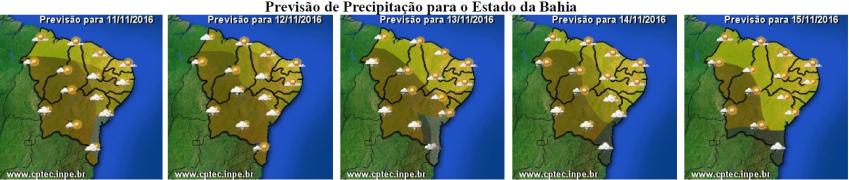 Mapas de Previsão de Precipitação