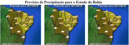 Mapas de Previsão de Precipitação