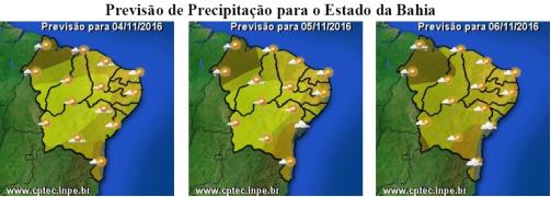 Mapas de Previsão de Precipitação