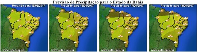 Mapas de Previsão de Precipitação