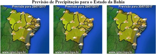 Mapas de Previsão de Precipitação