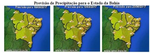Mapas de Previsão de Precipitação