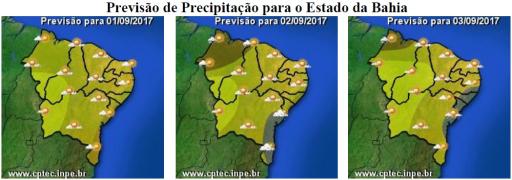 Mapas de Previsão de Precipitação
