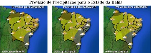 Mapas de Previsão de Precipitação