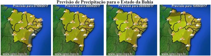 Mapas de Previsão de Precipitação