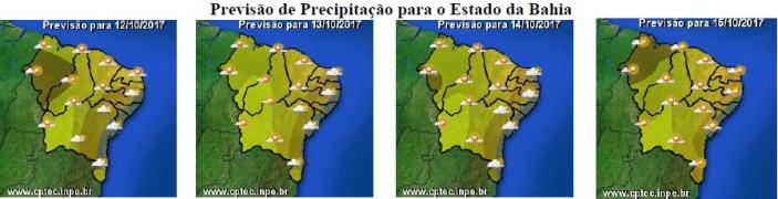 Mapas de Previsão de Precipitação