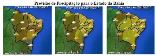 Mapas de Previsão de Precipitação