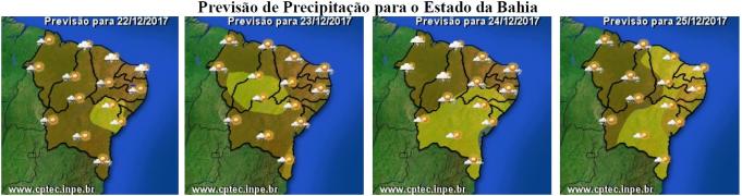 Mapas de Previsão de Precipitação