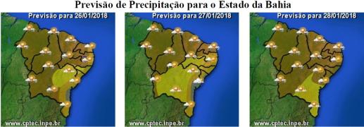 Mapas de Previsão de Precipitação
