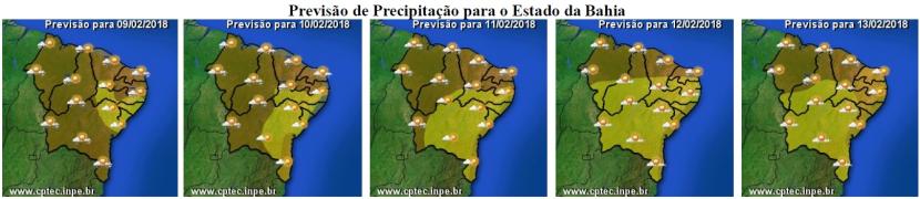 Mapas de Previsão de Precipitação