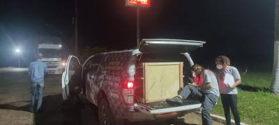 Parada para aferir os parâmetros da Frida