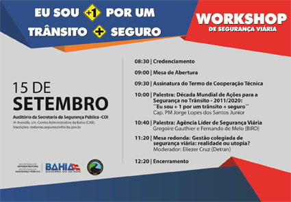 Entidades do Governo firmam cooperação técnica para reduzir mortes nas estradas baianas