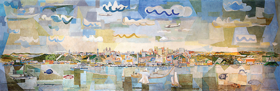 Afresco Panorâmica de Salvador