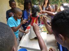 Ação com crianças/Divulgação IPAC