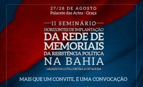II SEMINARIO MEMORIAIS DA BAHIA