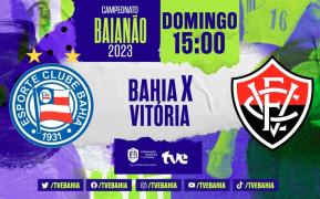 Ba-Vi neste domingo é na TVE direto da Arena Fonte Nova