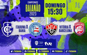 TVE transmite Vitória x Barcelona e Itabuna x Bahia